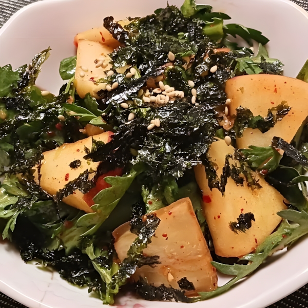 사과 참나물무침 맛있게 만드는 법 황금 레시피