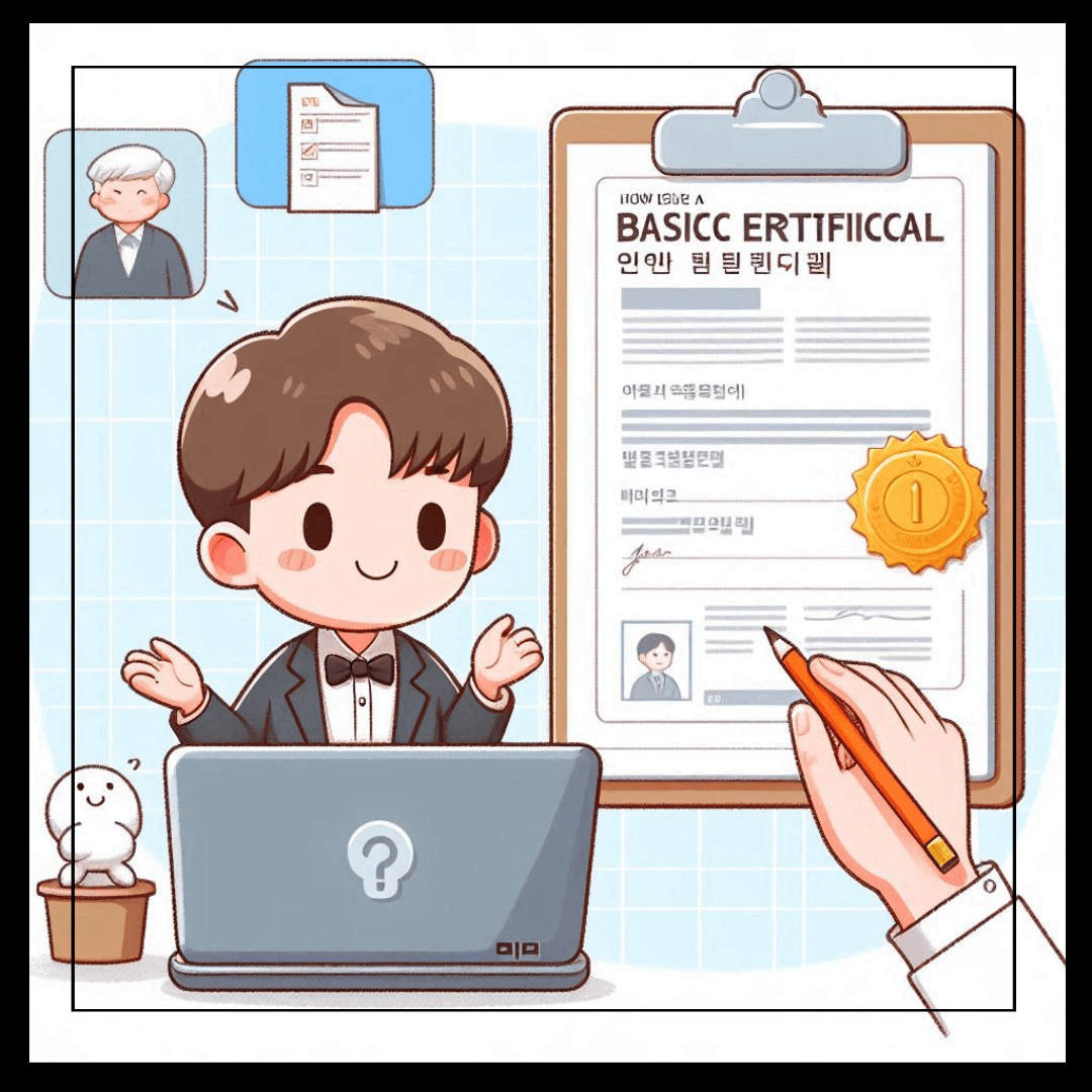 자녀 기본증명서 인터넷 발급 이미지