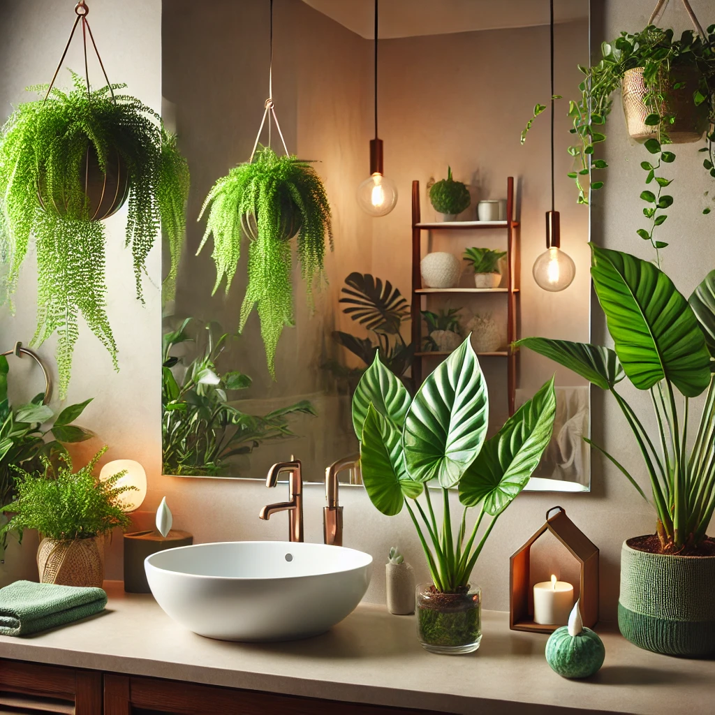 욕실 &ndash; 습도 조절 &amp; 공기 정화