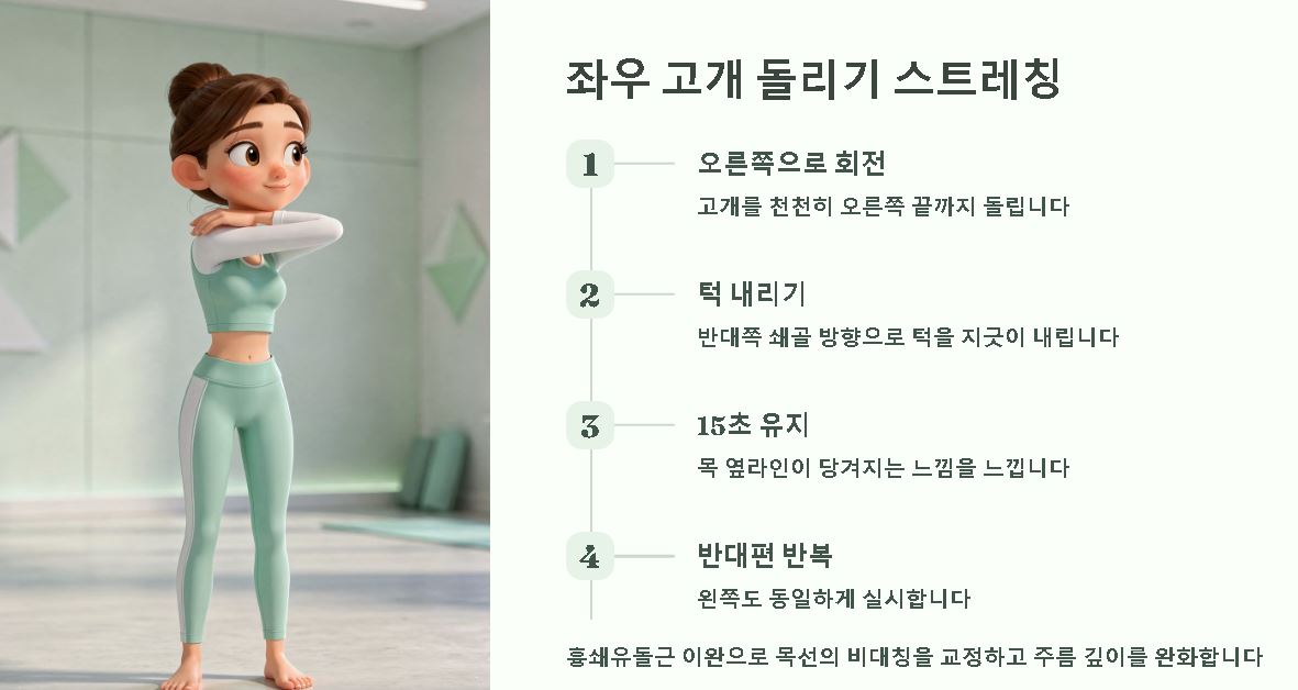 목주름 없애는 운동 방법