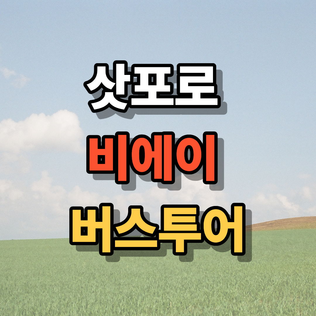 삿포로 비에이 버스투어