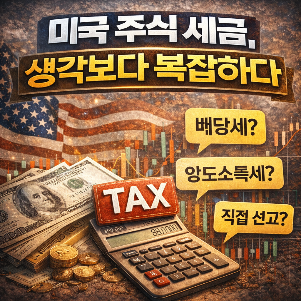 미국 주식 세금 왜 복잡할까 핵심 정리