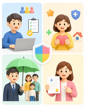 4대보험 계산 구조와 가입 조건 흐름 설명5