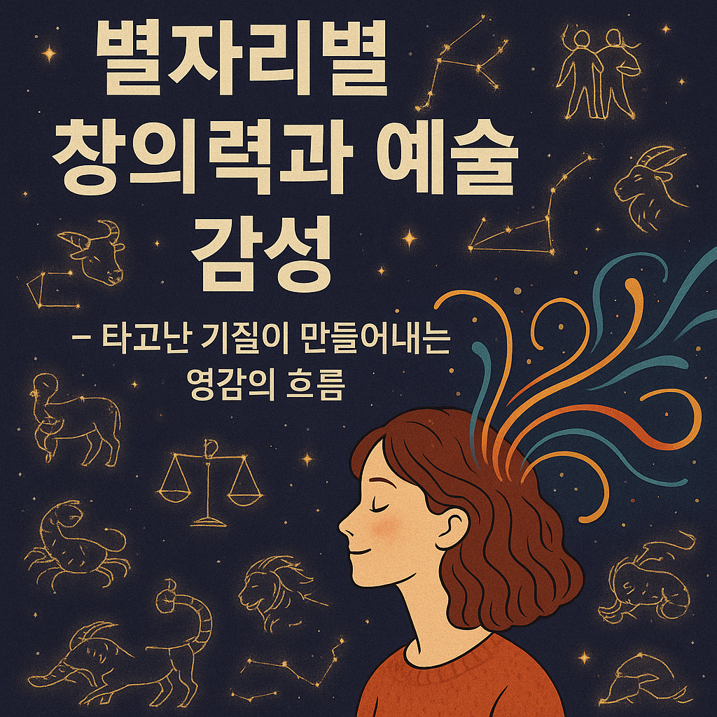 별자리별 창의력과 예술 감성 &mdash; 타고난 기질이 만들어내는 영감의 흐름
