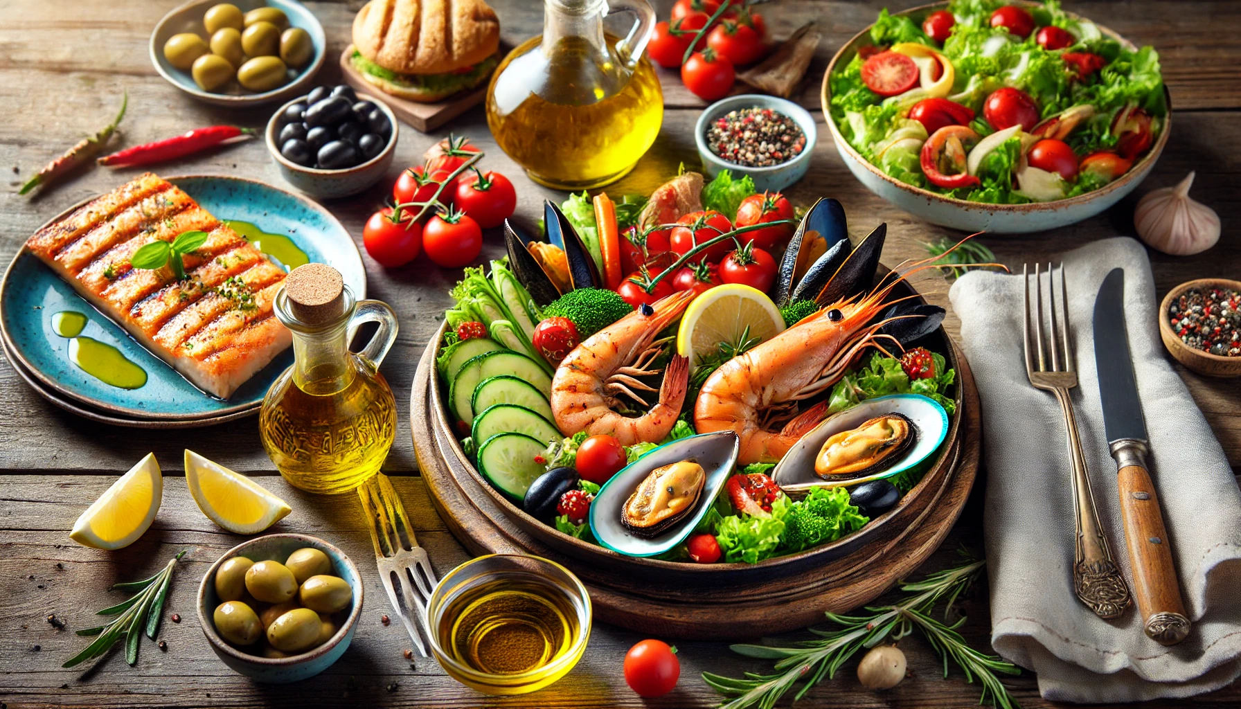 건강한 지중해 식단