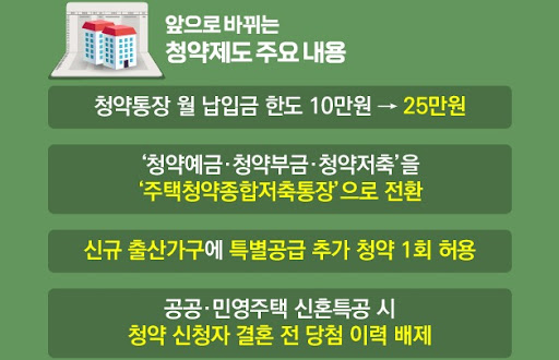 청약예부금 전환제도 총정리