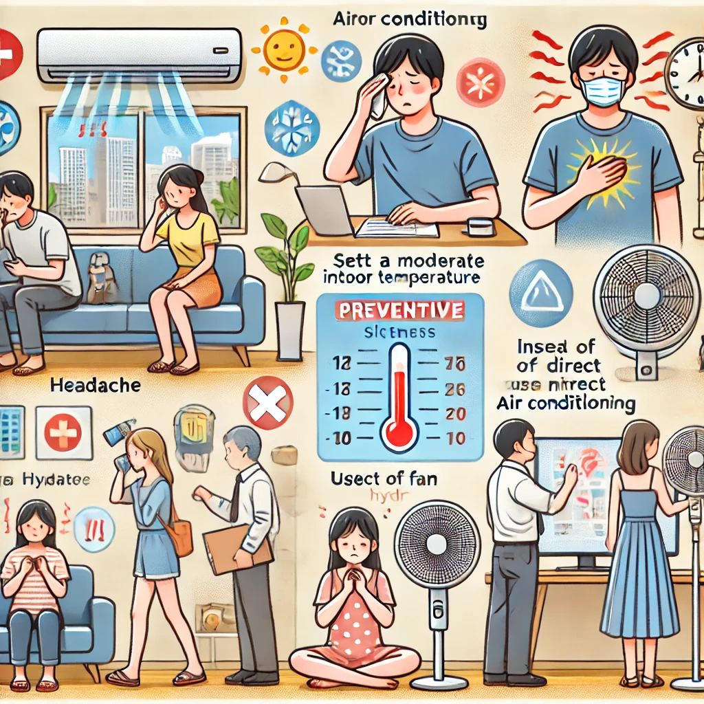 냉방병의 증상과 예방법