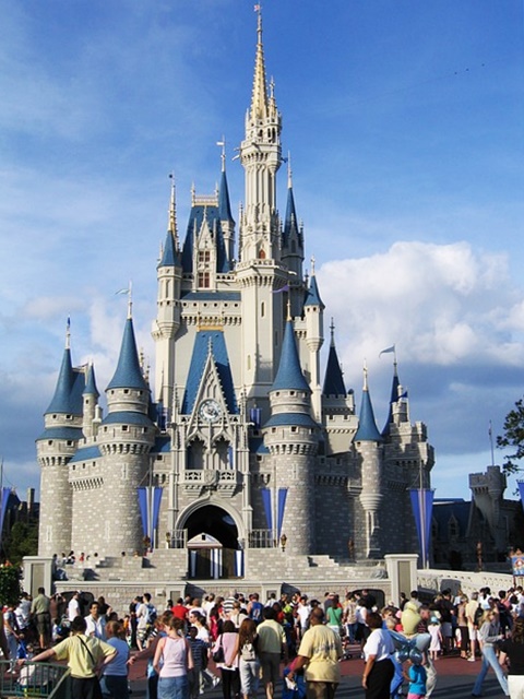 디즈니월드의 신데렐라 성