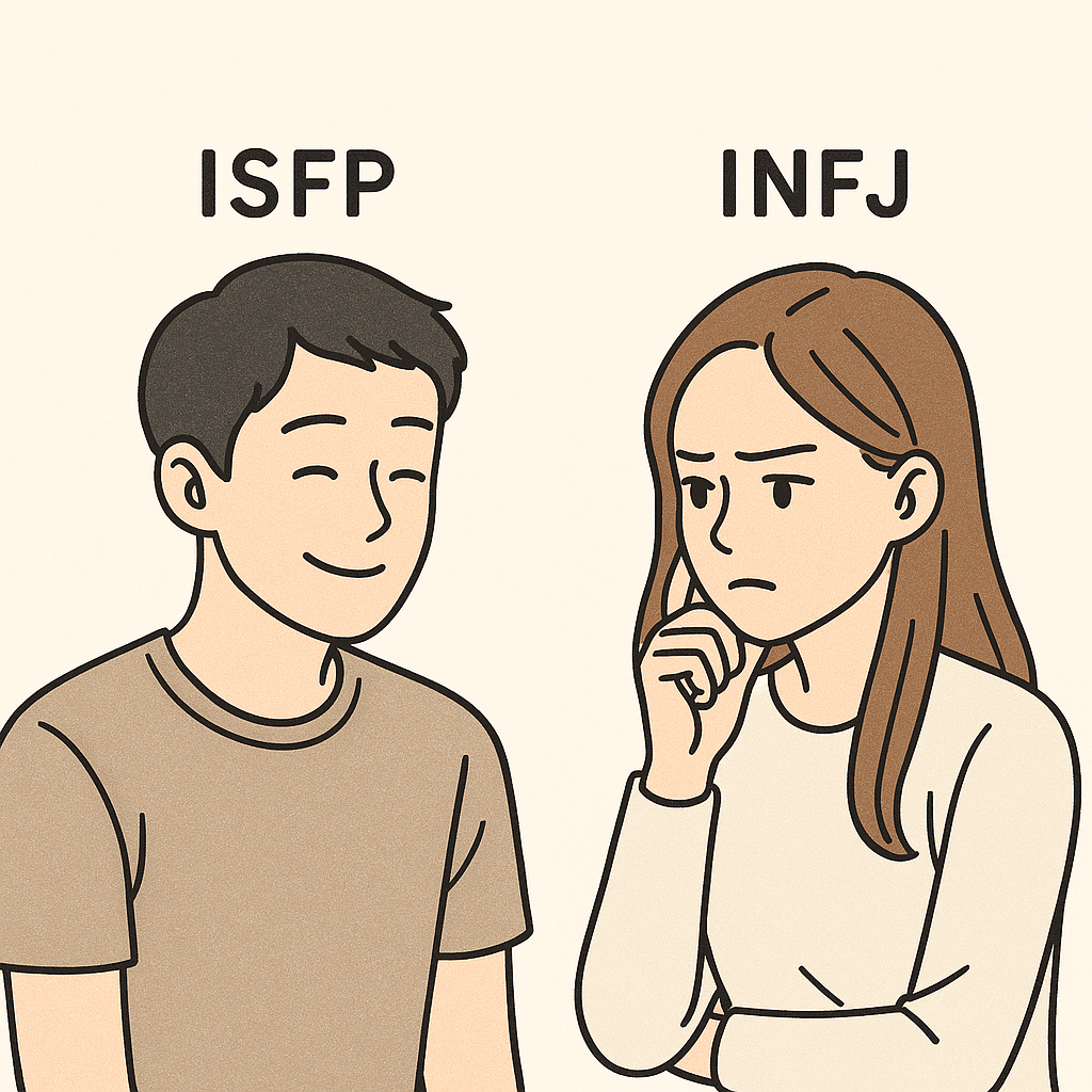 ISFP 남자, INFJ 여자의 연애는 왜 조용히 무너질까? 심리 해석 총정리