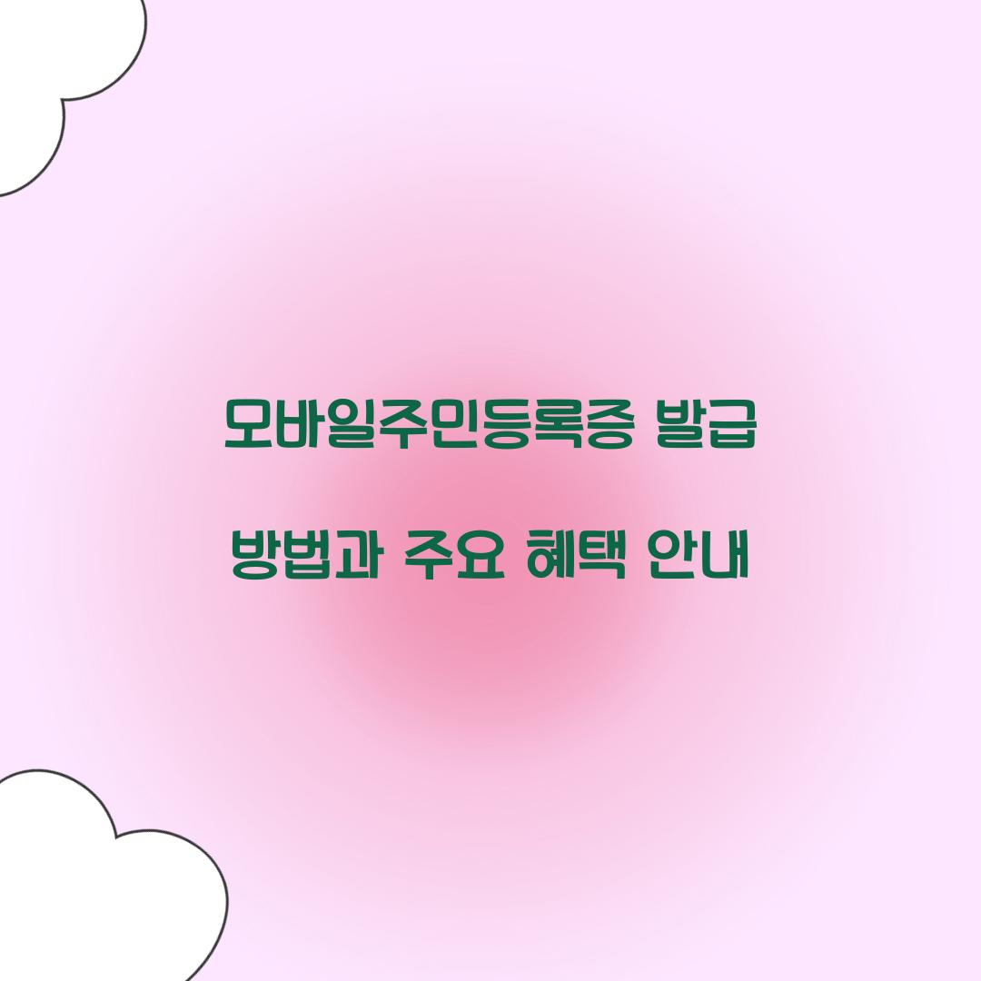 모바일주민등록증