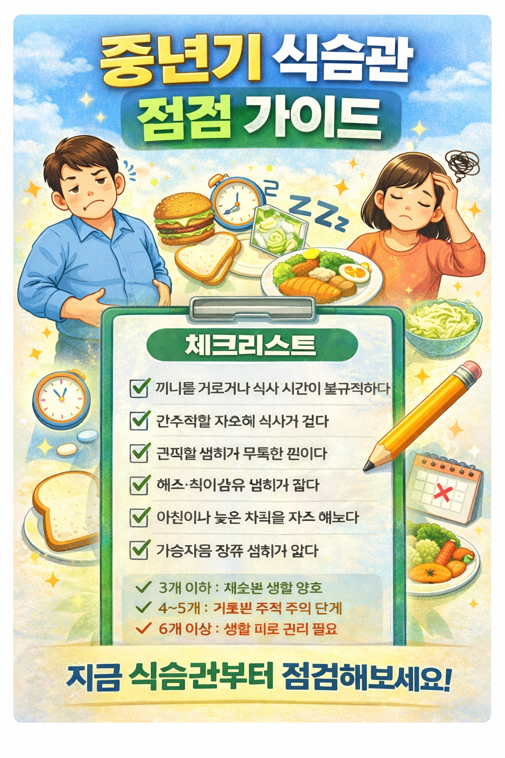 중년기 식습관 점검 가이드