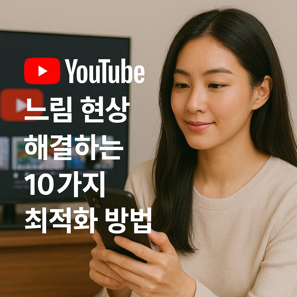 유튜브 앱 느림 현상 해결하는 10가지 최적화 방법