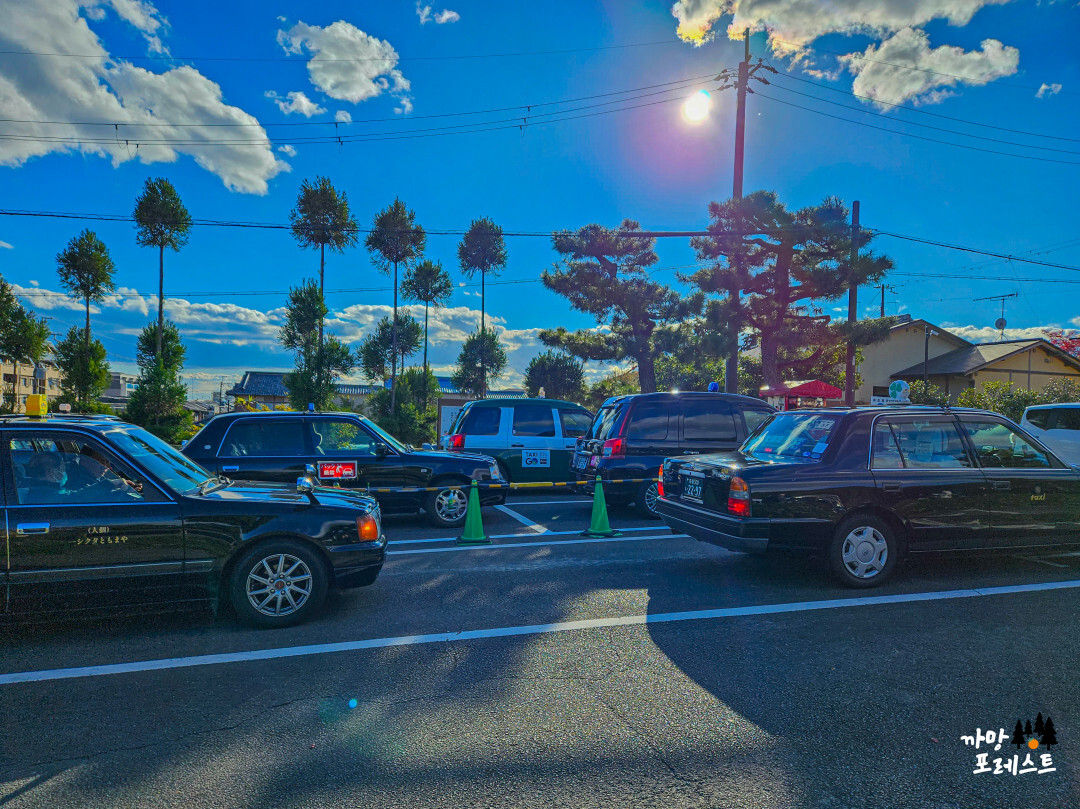 금각사 택시 승강장