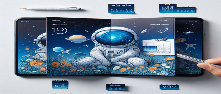 캘린더 설정 방법 사진