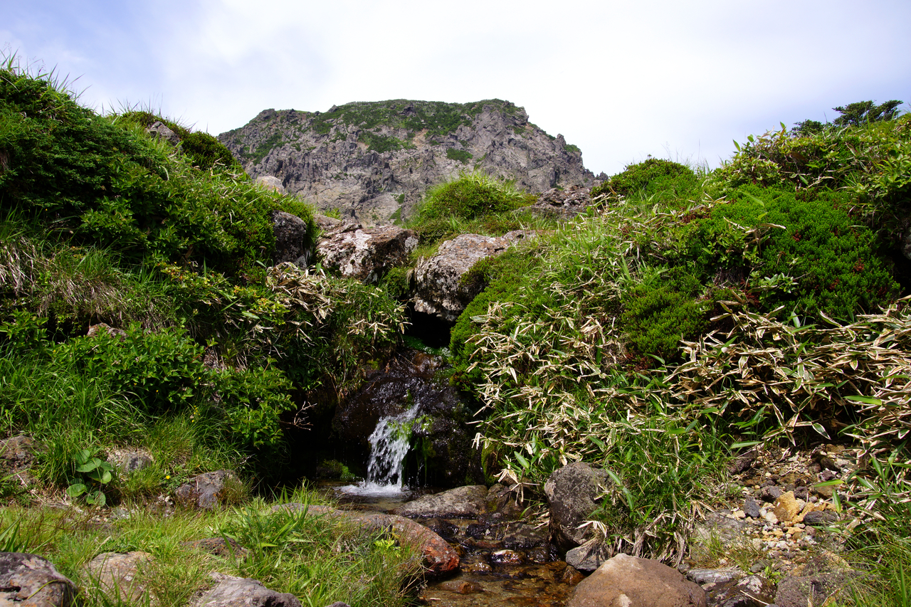 백록샘의 청명한 풍경