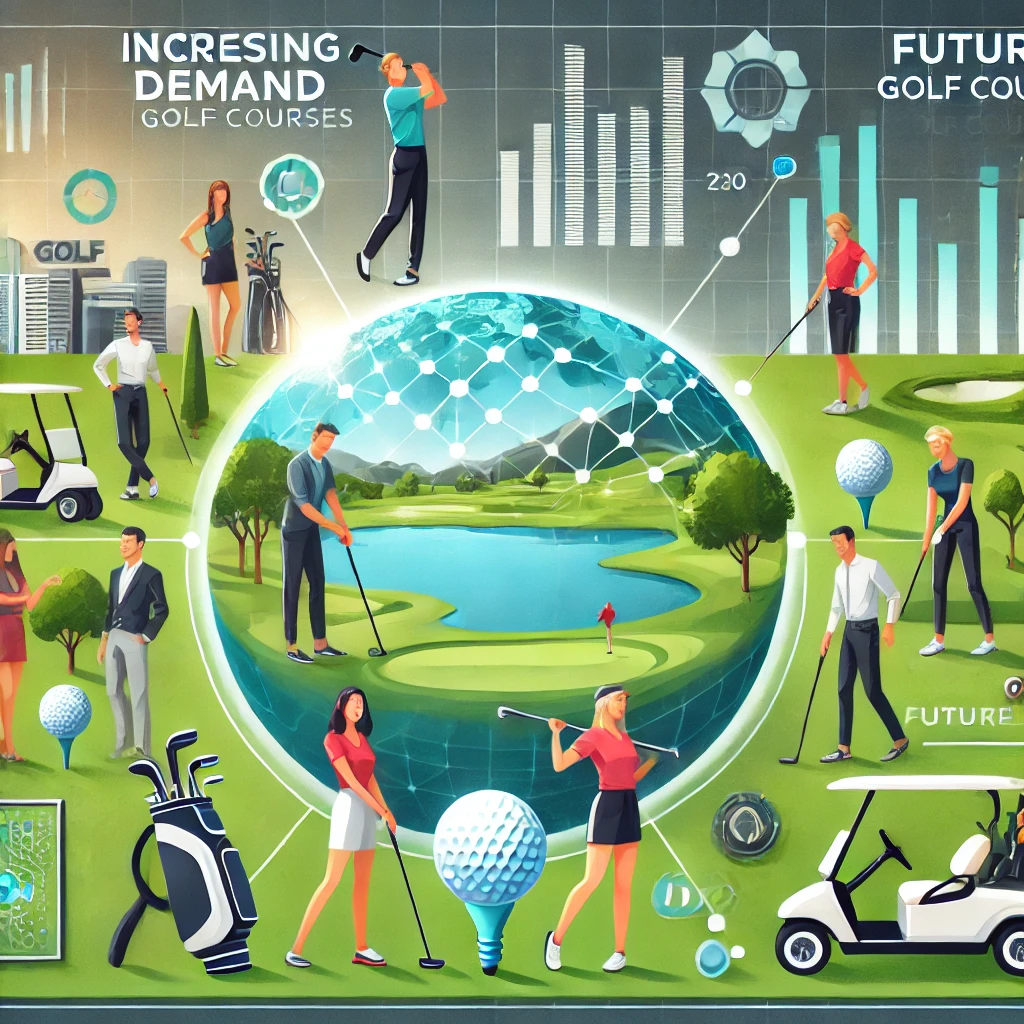 골프장의 수요와 관련된 사진