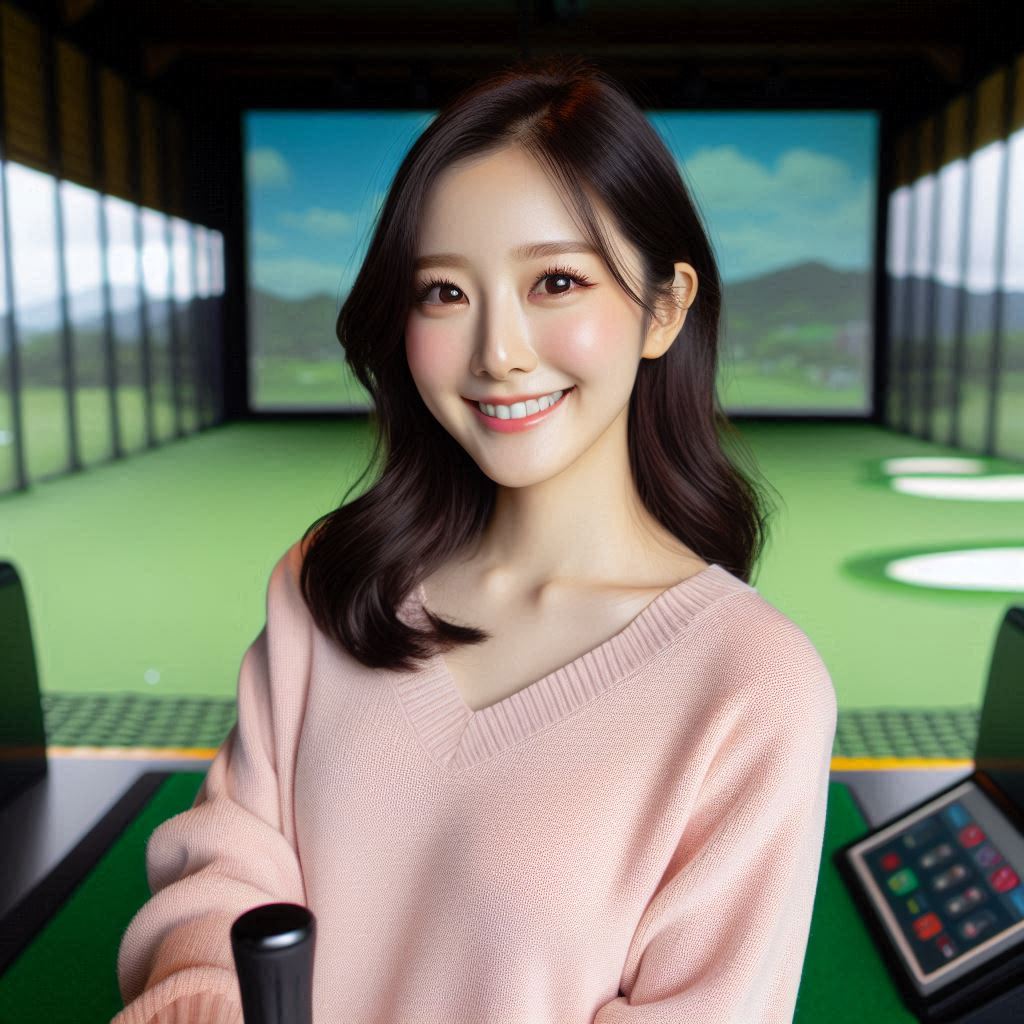 스크린골프장 배경