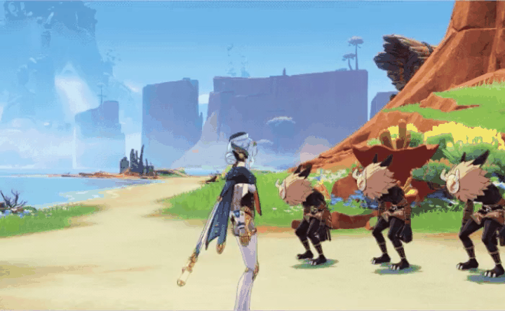 [이네파 E 스킬 GIF - 보호막 및 비르지타 소환]