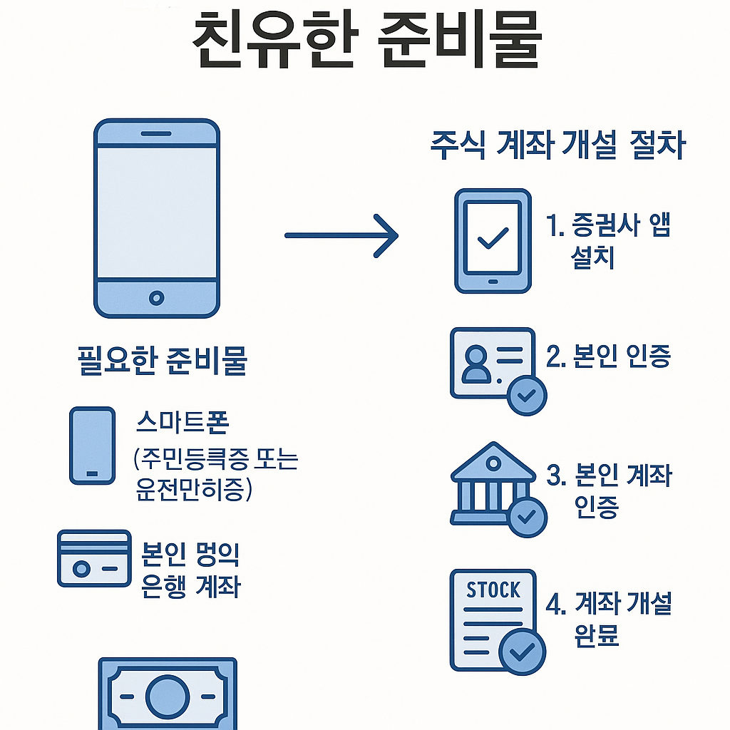 주식 계좌 개설방법과 필요한 준비물