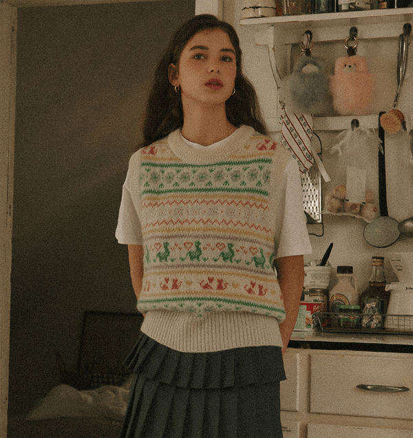 손해 보기 싫어서 12회 마지막회 한지현 니트조끼