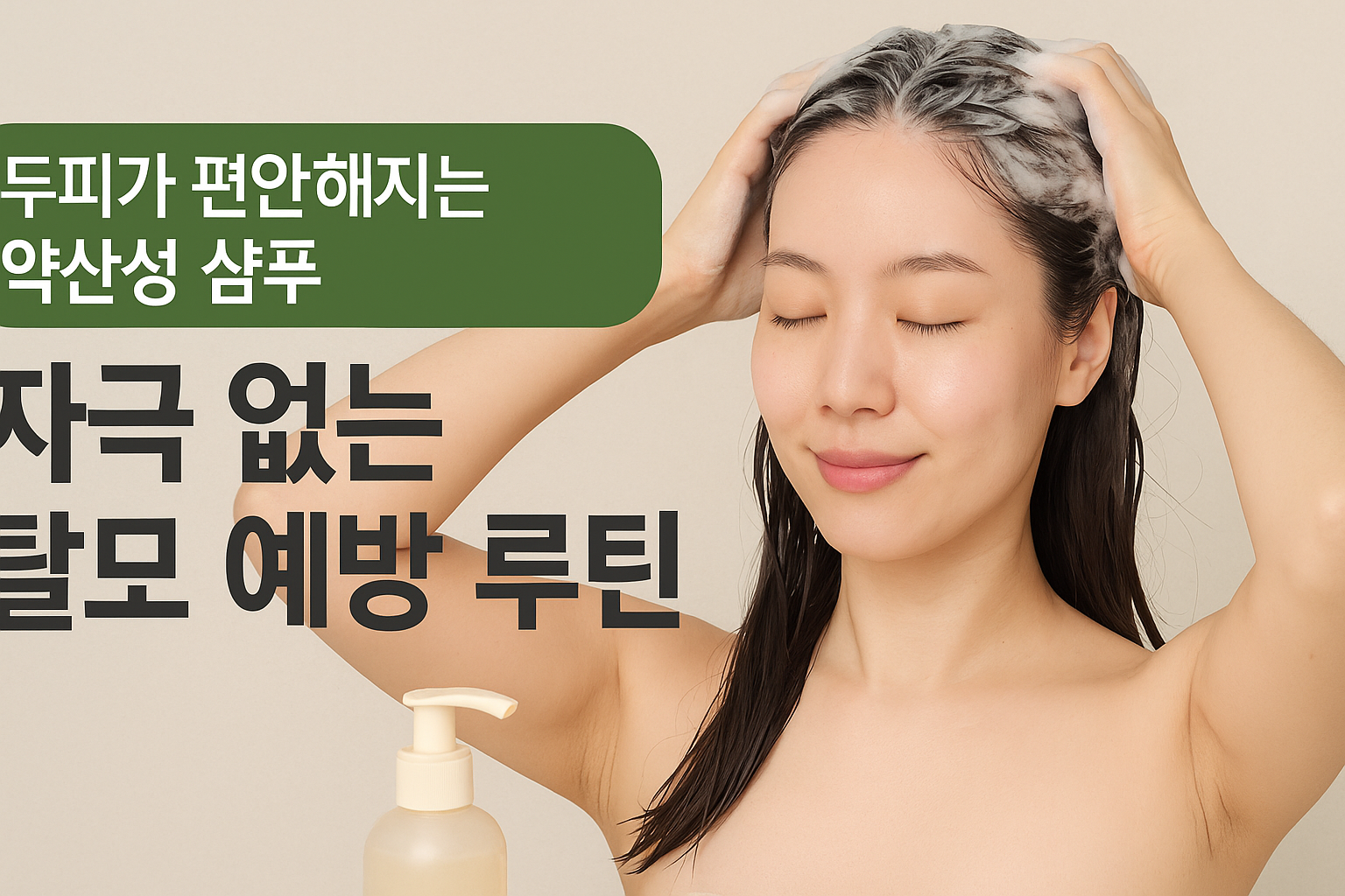 약산성 샴푸