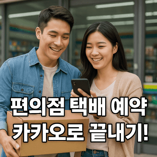 카카오 편의점 택배 예약 방법과 할인 꿀팁 총정리