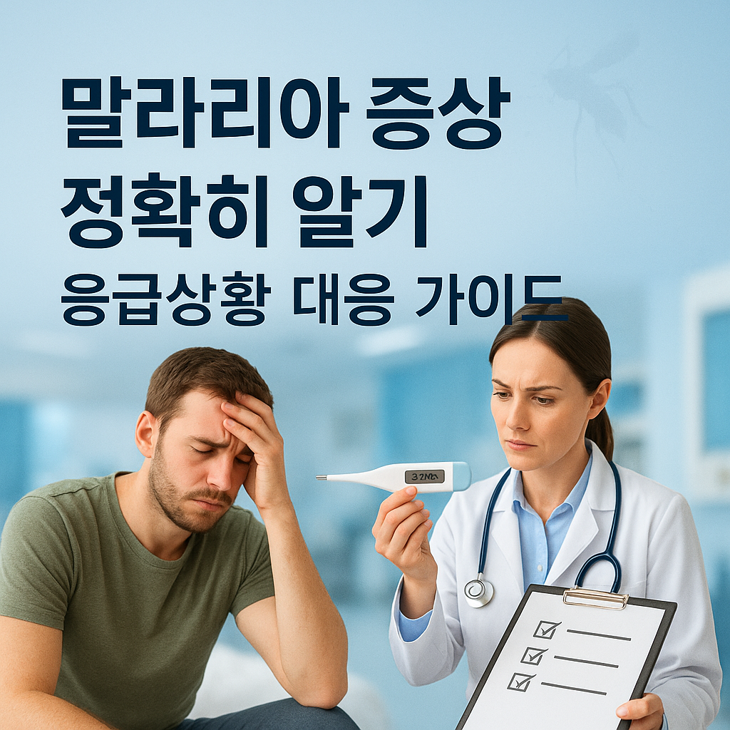 [3편] 말라리아 증상 정확히 알기! 응급상황 대응 가이드