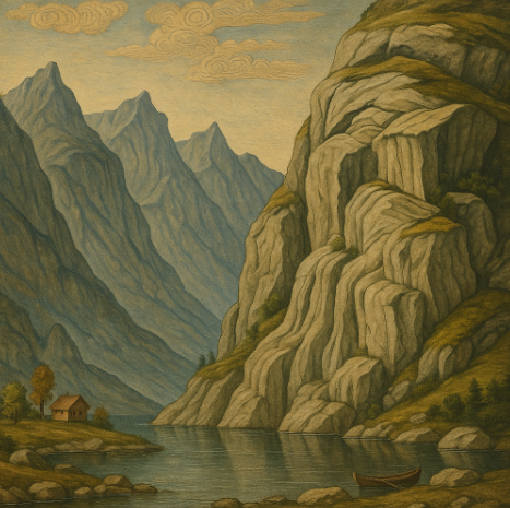 노르웨이 피오르드 여행과 북유럽 민속화의 연결점