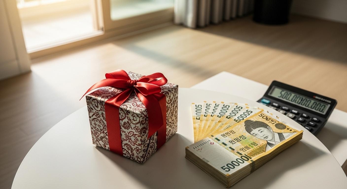 5억 아파트 증여세