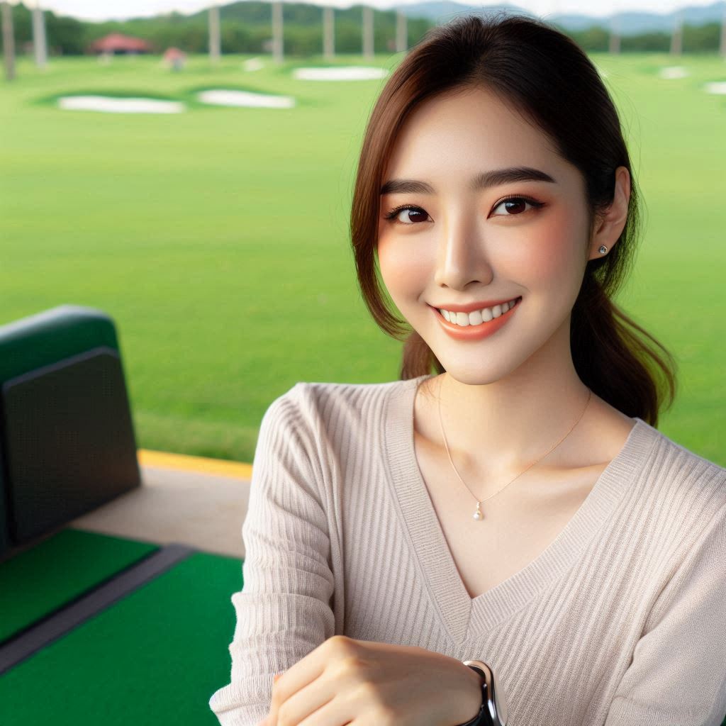 실외골프연습장 배경