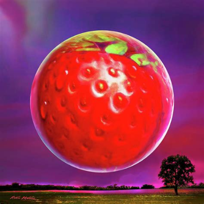 Robin Moline – Strawberry Moon (Digital Fantasy Landscape)