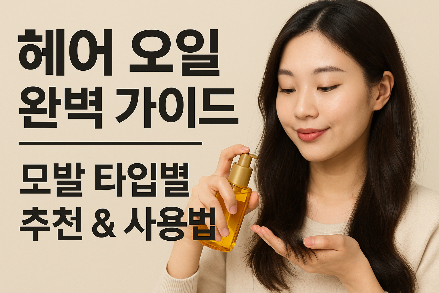 헤어 오일 완벽 가이드
