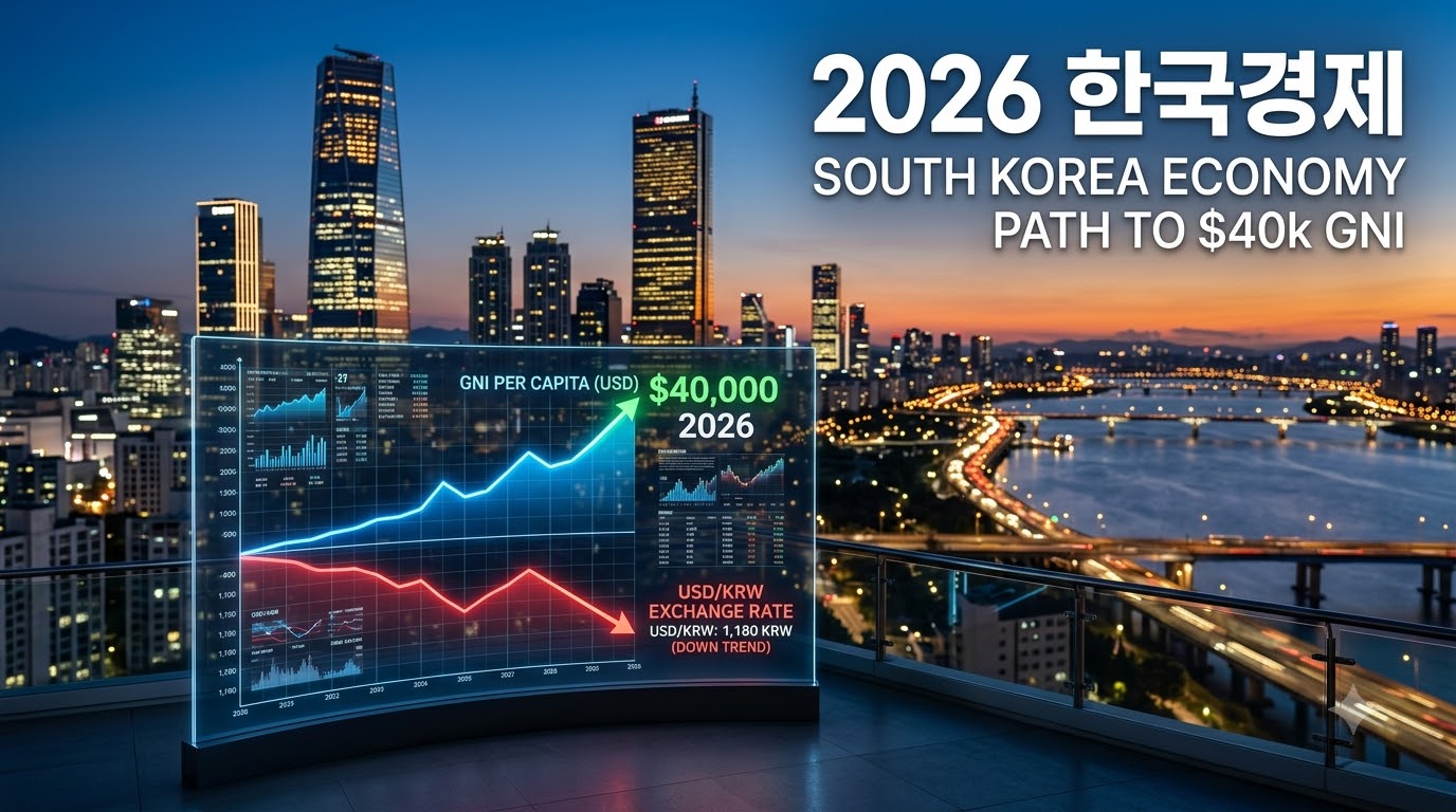 8년 만에 '1인당 국민소득 4만 달러' 눈앞! 환율 하락이 가져온 우리 삶의 변화와 실속 체크법