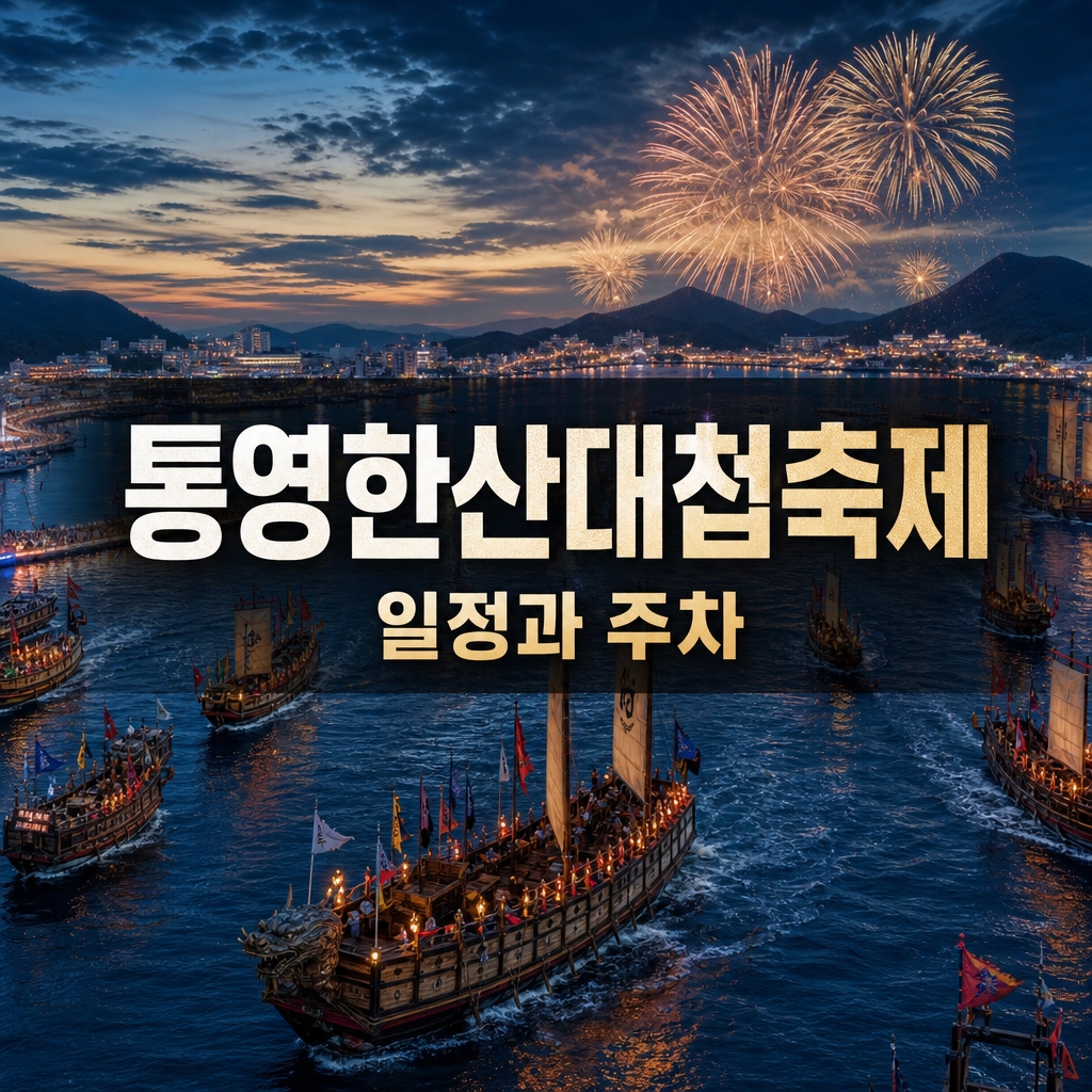 통영한산대첩축제 일정과 주차, 관람 포인트