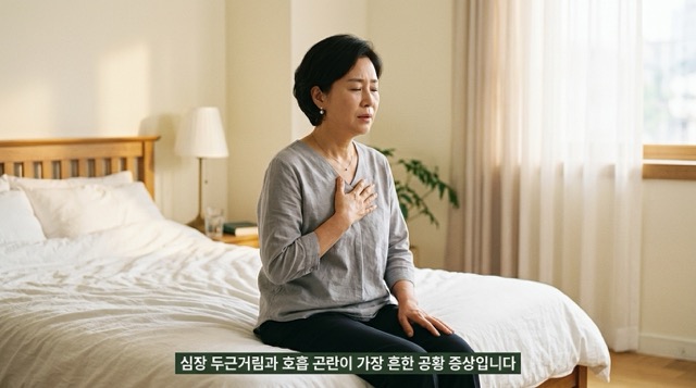 공황장애 증상 어지럼증 손발 저림 식은땀 오한 상세 설명"