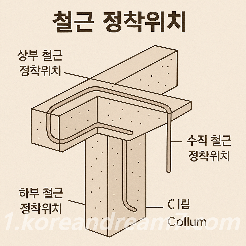철근 정착위치 완벽 정리
