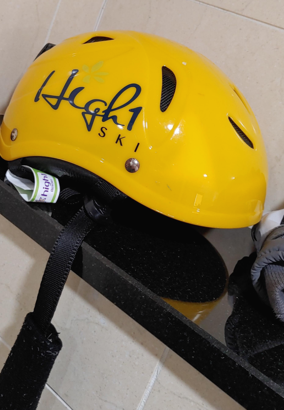 하이원 눈썰매장 눈썰매 헬멧