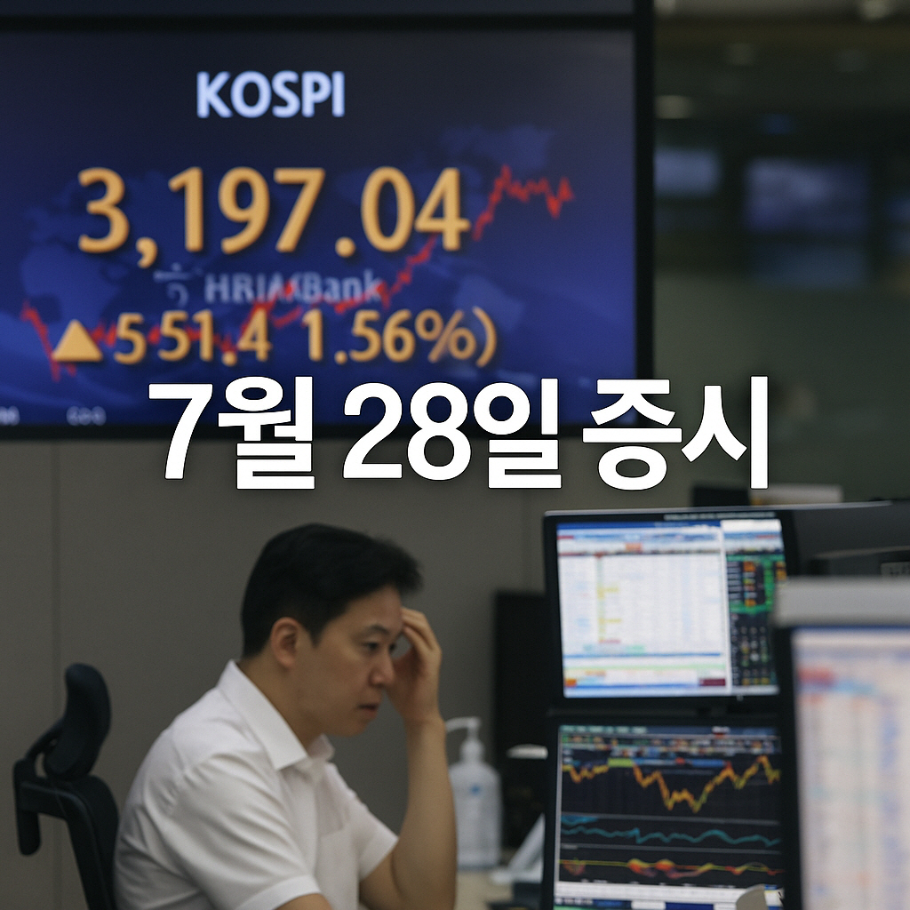 2025년 7월28일 증시