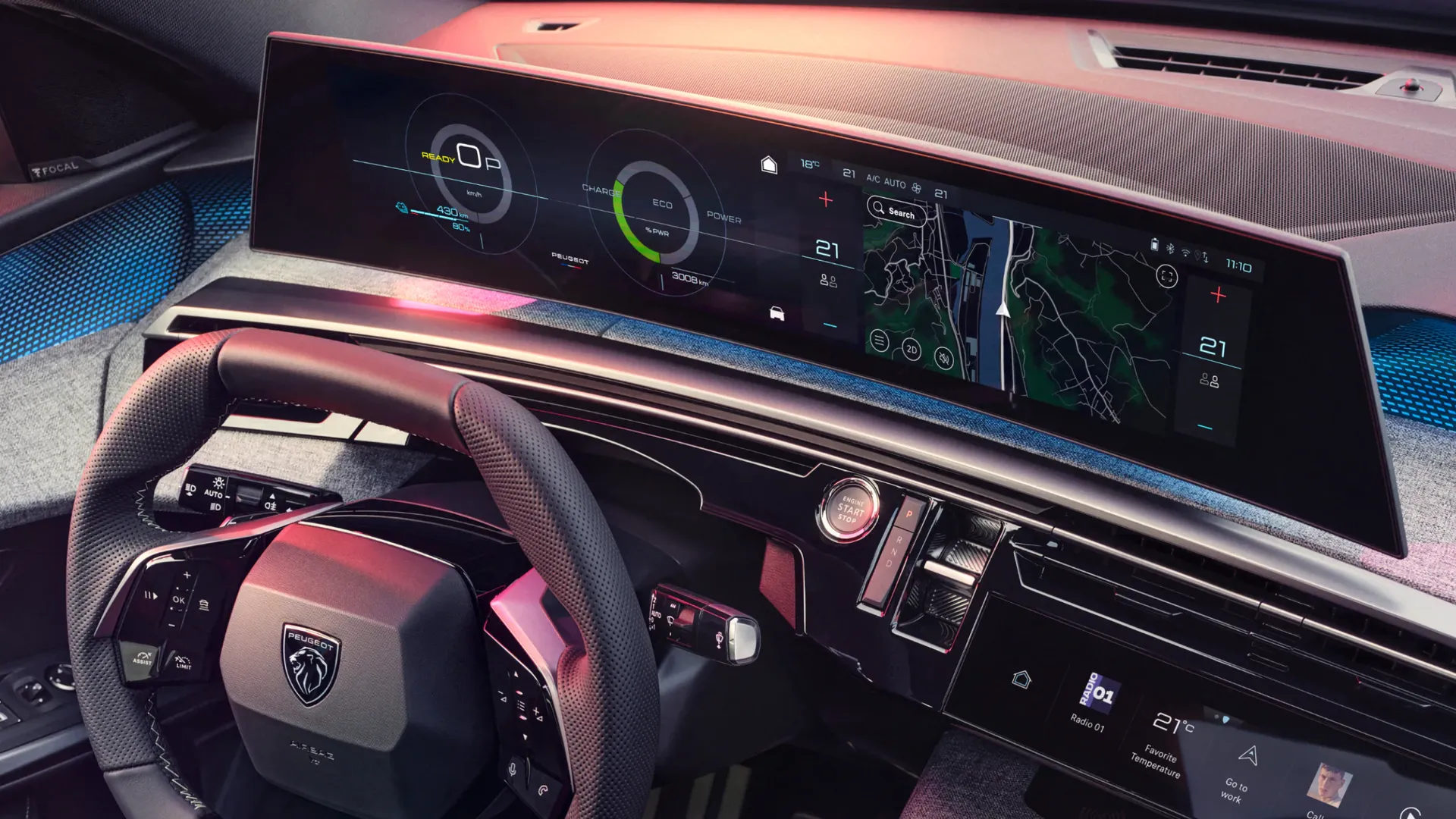 푸조 3008 전기차 이미지