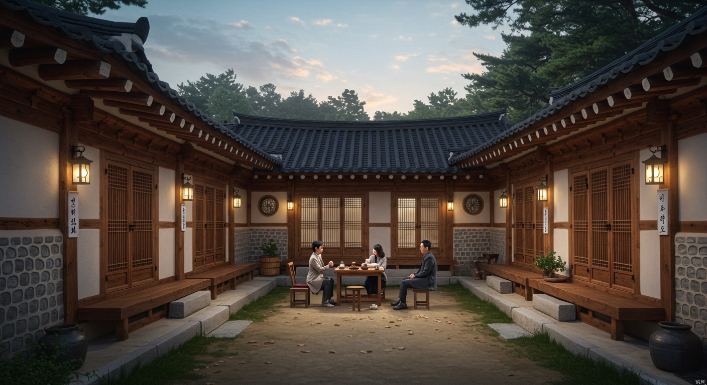 강원도의 전통과 현대가 조화된 한옥 스테이