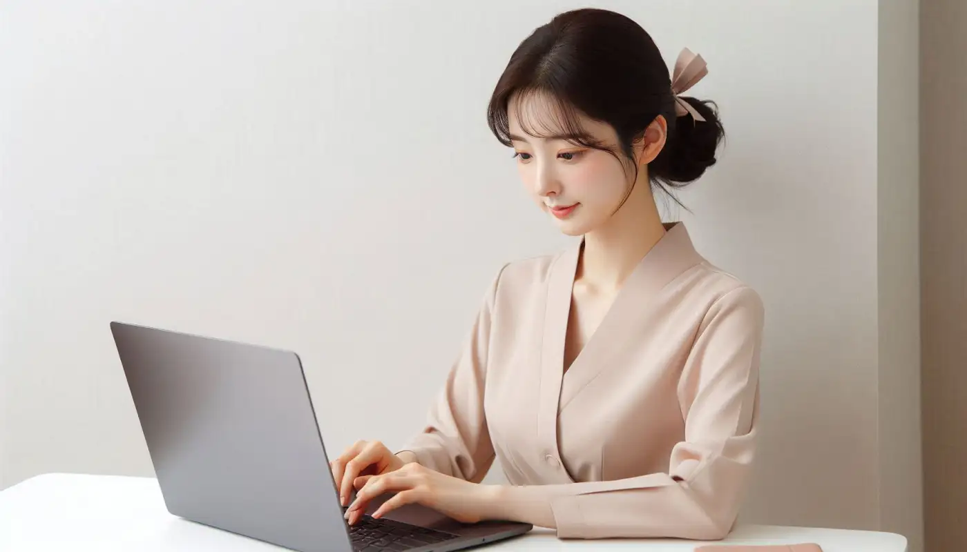 업비트에서-빗썸-이동하며-암호화폐-관리하는-여성의-모습