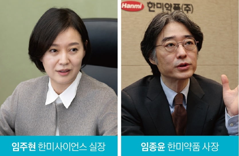 임주현 한미사이언스 실장&#44; 임종윤 한미약품 사장