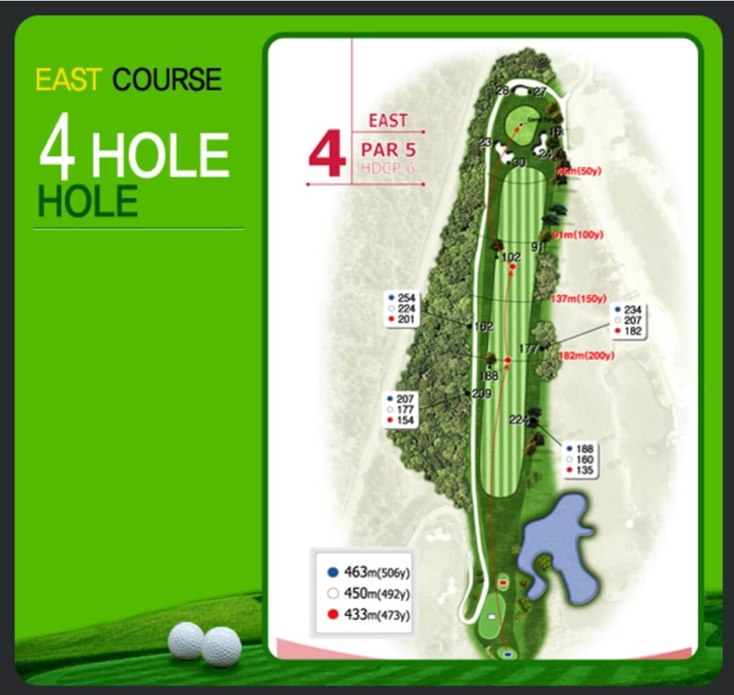 크라운 컨트리클럽 동코스 4