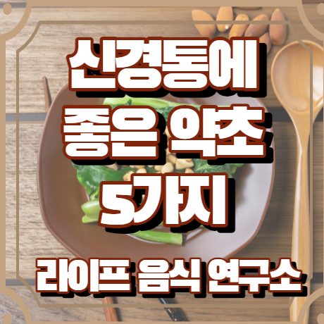 신경통에 좋은 약초 5가지