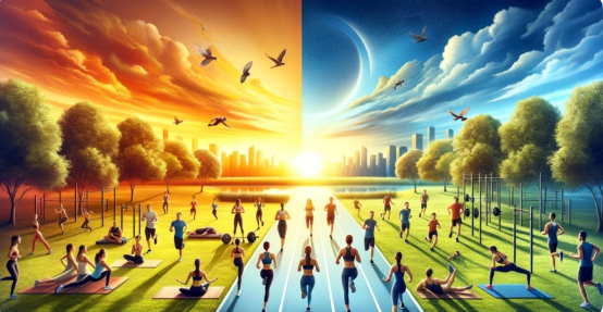 아침운동 vs 저녁운동