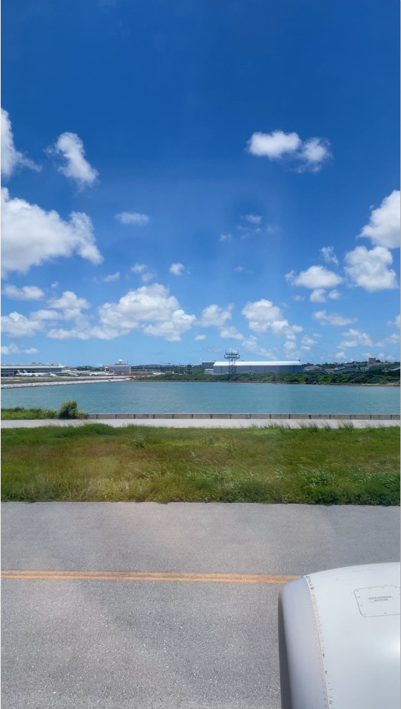 오키나와의 푸른하늘