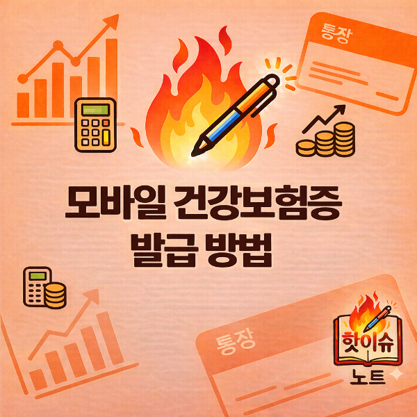 모바일 건강보험증 발급 방법 ❘ 병원 접수 전에 3분 준비하는 법