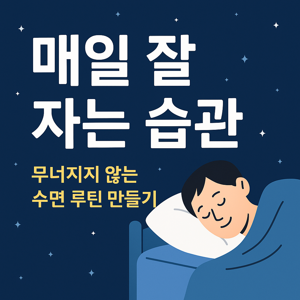 매일 잘 자는 습관
