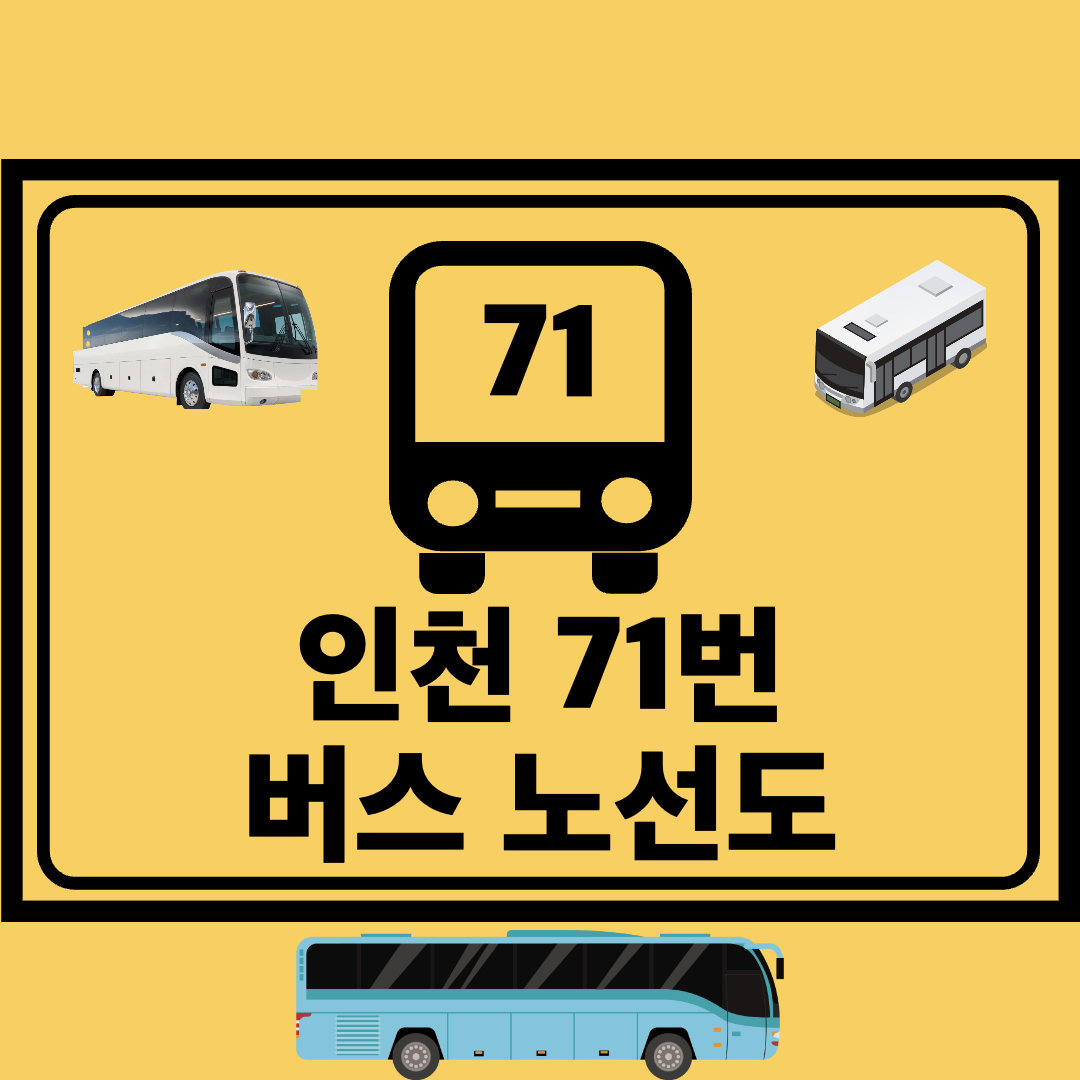 인천71번간선버스노선도