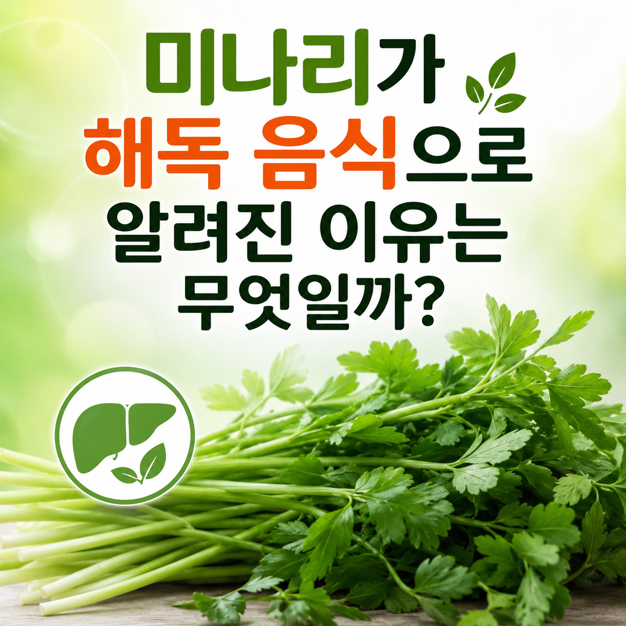 미나리 효능